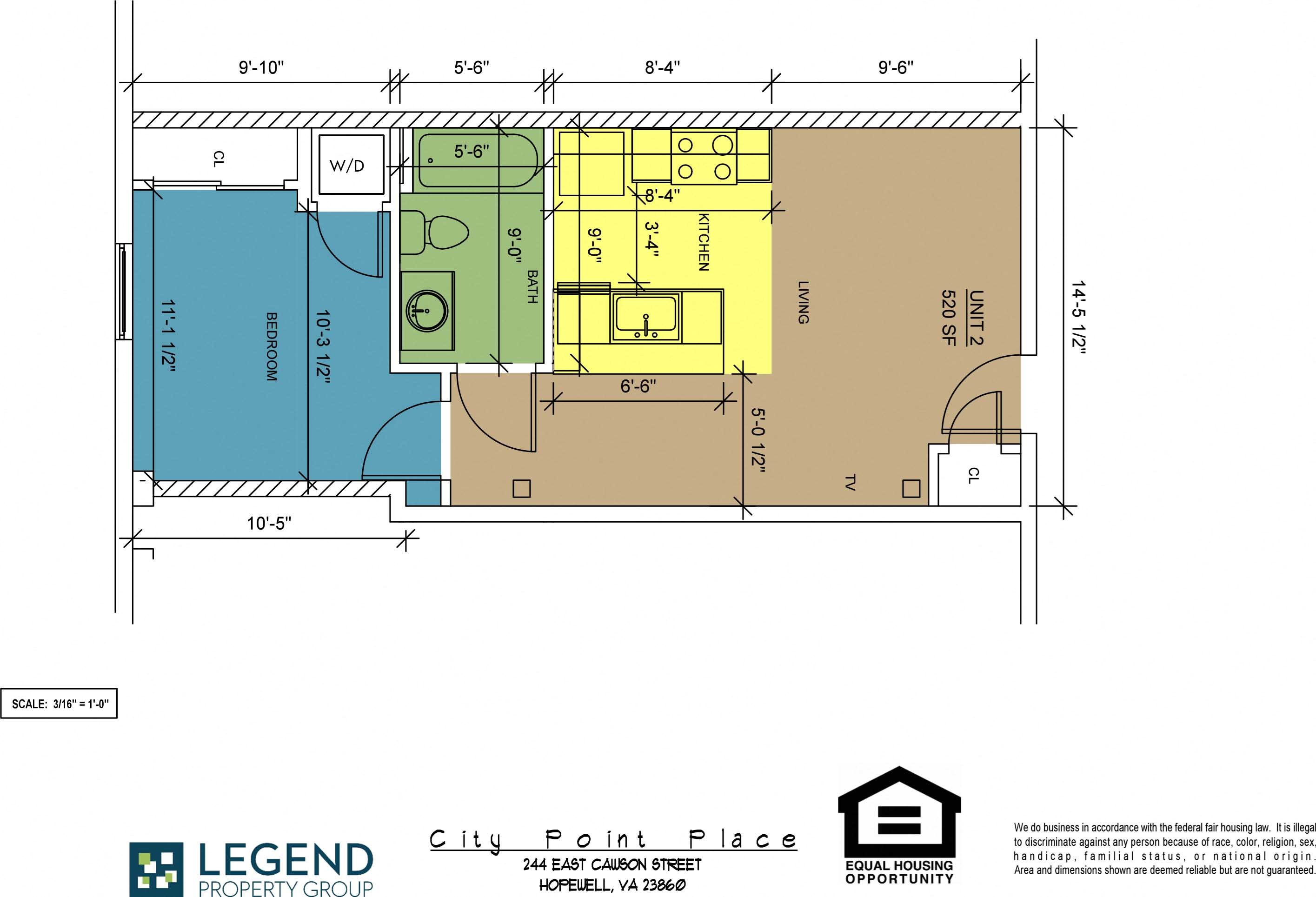 Floorplan City Point Place Unit 1 Floorplan City Point Place Unit 2